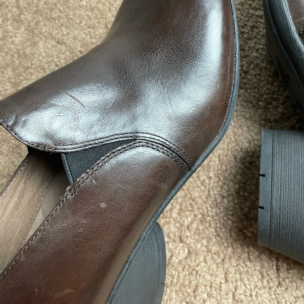 Robin Chocolate Burnished Dansko Shoes Size 9/39 - Picture 12 of 15